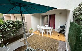 Appartement climatisé avec jardin et plage à 250m